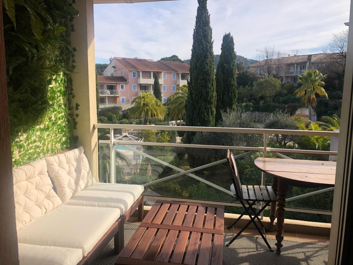 2P Terrasse Vue Piscine Et Jardin Tropical La Croix Valmer エクステリア 写真